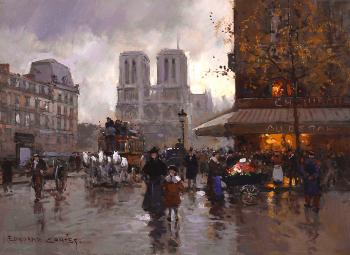 愛德華 科爾特斯 Place St Michel, Notre Dame